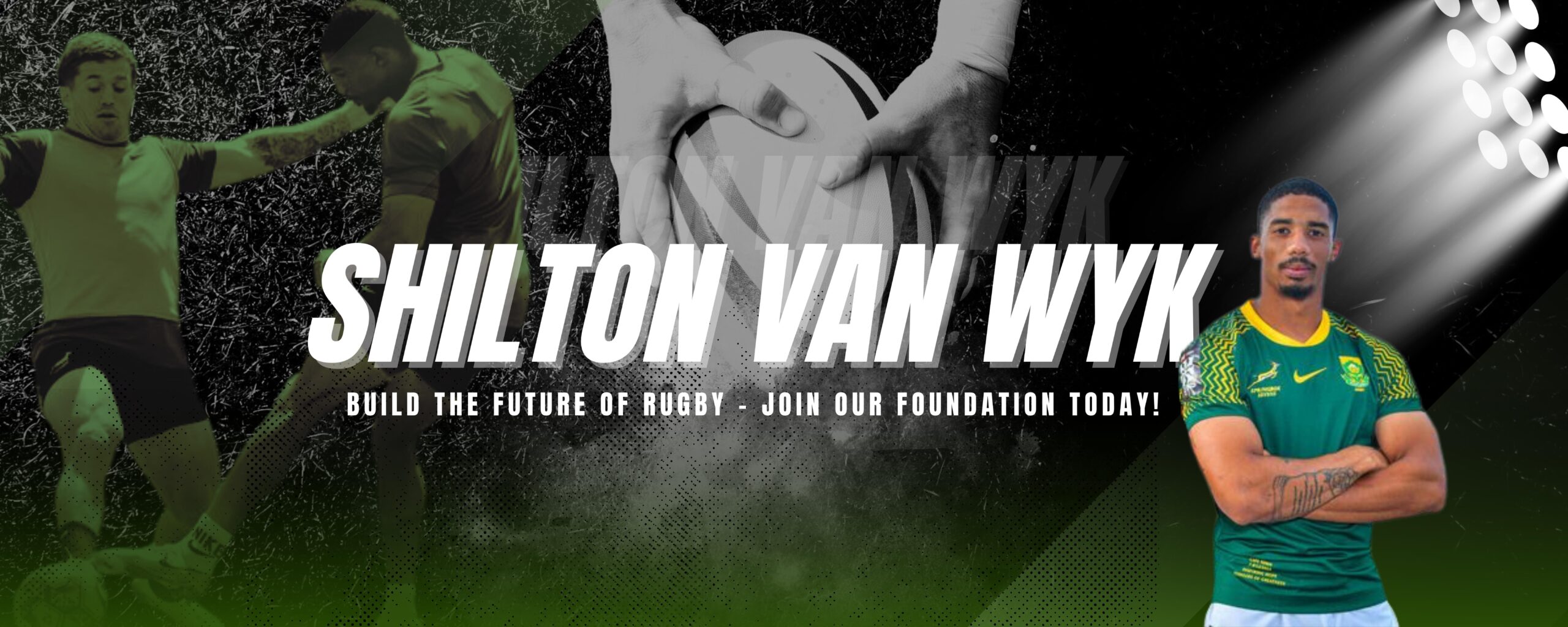 White and Red Modern Rugby Gameday Outdoor Banner (2)