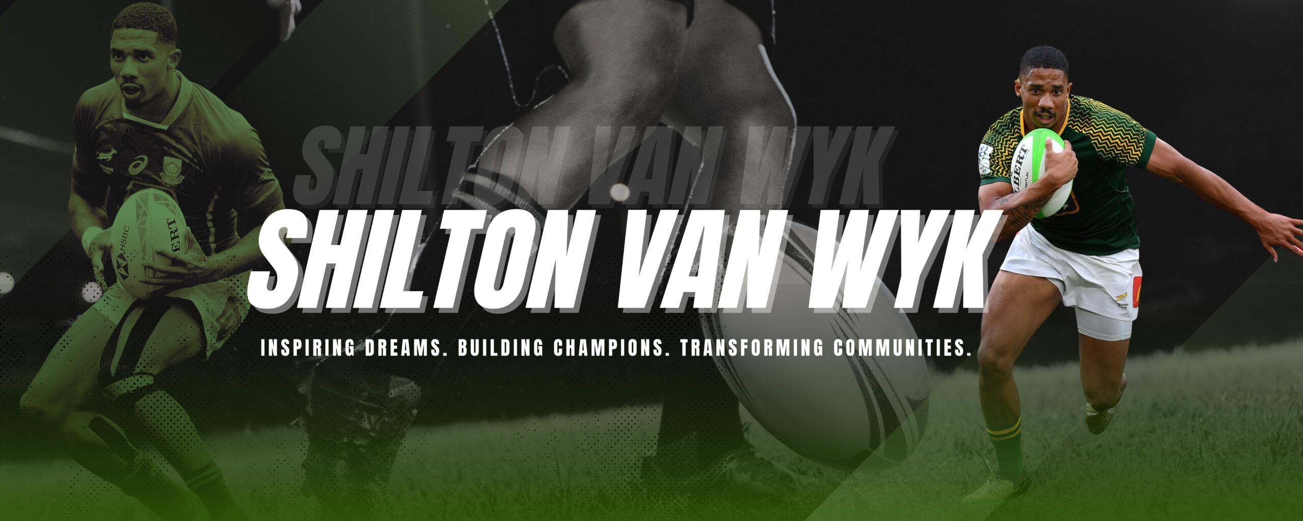 White and Red Modern Rugby Gameday Outdoor Banner